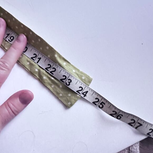 Persnickety Green and Gray Floral Hair Wrap or Belt - 48 Inches - Picture 5 of 8